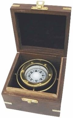 kardanischer Brújula en caja decorativa de madera: Amazon.es: Hogar