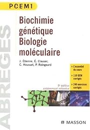 Biochimie génétique, biologie moléculaire