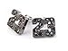 Black Ice CZ Michael Jordan Inspired 23 Stud Earrings