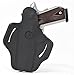 1791 Gunleather 1911 Holster, Right Hand OWB Leather Gun Holster for Belts fits All 1911 Models with 4