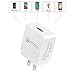 Quick Charge 3.0 YUNSONG Certified 18W USB Wall Charger Compatible with Galaxy Note8 / S8 / S8+, LG G6 / V30, HTC 10 and More (White)