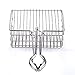 Cat Litter Scoop, Durable Metal Pet Kitty Kitten Sifter Heavy Duty with Long Handle Pet Kitty Dog Pooper Scooper, Easily Clean Litter Box