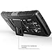LG G FLEX 2 Holster Defender Case, E LV LG G FLEX 2 Case - Shock-Absorption / High Impact Resistant Black Dual Layer Armor Holster Defender Full Body Protective Case Cover with Kickstand and Belt Swivel Clip for LG G FLEX 2 - BLACK