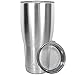 IBEX Stainless Steel 30oz Tumbler - Manufactured With Copper Lined Vacuum Insulation to Keep Drinks Consistently Colder Than Any Other Tumbler (30oz, Silver)