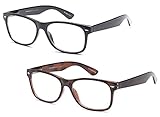 GAMMA RAY READERS Combo Pack of Multiple Classic Men and Women Readers Frames with Spring Hinged Reading Glasses,2.5x