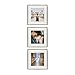 Tiny Mighty Frames - Gold Metal Square Photo Frame, 11x11 (8x8 Matted) (3, Gold)