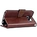 Galaxy S6 Case, Arae Samsung Galaxy S6 Wallet case,[Wrist Strap] Flip Folio [Kickstand Feature] PU Leather Wallet case with ID&Credit Card Pockets for Samsung Galaxy S6 (Brown)