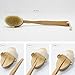 Longhandle Dry Skin Bath Body Brush with Detachable Boar Bristle Perfect For Dry Brushing Cellulite and Exfoliating Grip Elders Back Shower Brush
