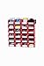 Triton Products 3-220RWS LocBin 26 Piece Wall Storage Unit with 7-3/8 Inch L x 4-1/8 Inch W x 3 Inch H Red Interlocking Poly Bins, 24 CT, Wall Mount Rails 8-3/4 Inch L with Hardware, 2 pk