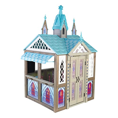 KidKraft Disney® Frozen Arendelle Wooden Playhouse, Children's Outdoor  Play, Gift for Ages 3-10