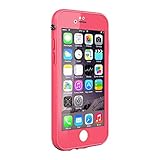 iPhone 6S Waterproof Case, Pandawell Slim Thin Light Dust Proof Snowproof Shockproof Case Full Body Protective Cover for Apple iPhone 6 / iPhone 6S 4.7 inch - Pink
