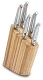 Furi Pro 6-Piece Bamboo Knife Block Set