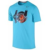 Nike Mens KD Speaker Dri-Fit Shirt Blue Colorful Graphics