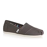 TOMS Womens Classics Ash Canvas 001001B07-GREY Womens 11