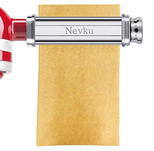 Pasta Roller Sheet attachment for kitchenaid stand mixer, Stainless Steel Pasta Maker accessory Machine