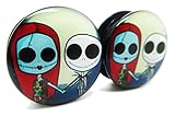 Chibi Jack & Sally Ear Plugs - Acrylic Screw-On - 10 Sizes - Brand New *Pair*