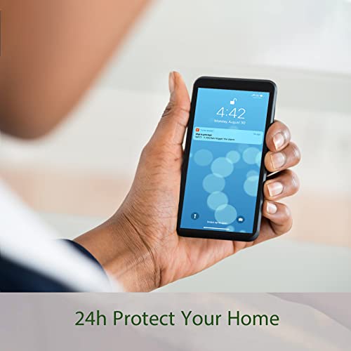 FIGHOW WiFi Water Leak Detector 3 Pack,Water Sensor Alarm with Smart