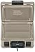 SureSeal by FireKing SS102 1/2 Hour Fireproof/Waterproof Safe Chest, Fits #10 Envelopes, 0.15 CU FT Storage Capacity,Taupe