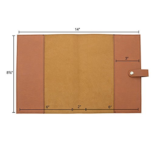 Kate Posh- I am with You Always Matthew 28:20 - Engraved Rawhide Leather Bible Cover, Book & Planner Cover, Christian & Catholic Gifts, Religious Gifts, My First Holy Bible (6" Width x 8-5/8" Height) - Thumbnail 5