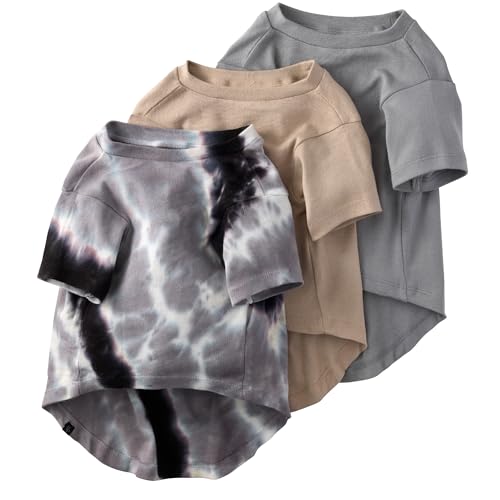 Pet Passion Toby II - The Perfect Tee, 3 Pack Short Sleeve Pet T-Shirt 100% Org…