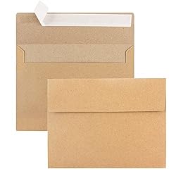 50pcs packed Kraft Envelopes,A4Envelopes, printable