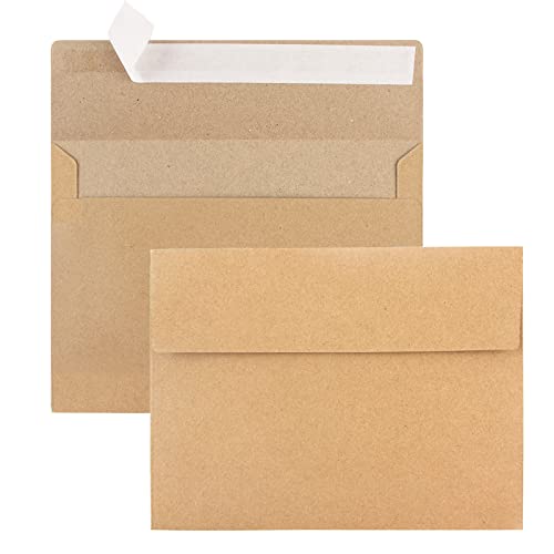 50pcs packed Kraft Envelopes,A4Envelopes, printable