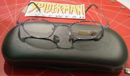 NEW Spiderman Amazing Blue Eyeglass Frame With Case