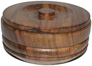 SmoovGroom - Safety Razor Genuine Mango Wood Men’s Barber Professional Shaving Soap Bowl