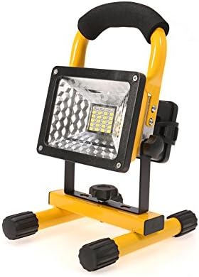 Camping Accessories Led Lights Led Worklight Rechargeable Spotlights Dimmable Outdoor Lights Durable Waterproof Emergency Floodlight with USB Charger and Flashing Leds Work for Campers Teens Kids
