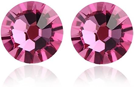 IDOLCO Thanks Giving Gift White Gold Plated Swarovski Elements Crystal Round Stud Earrings