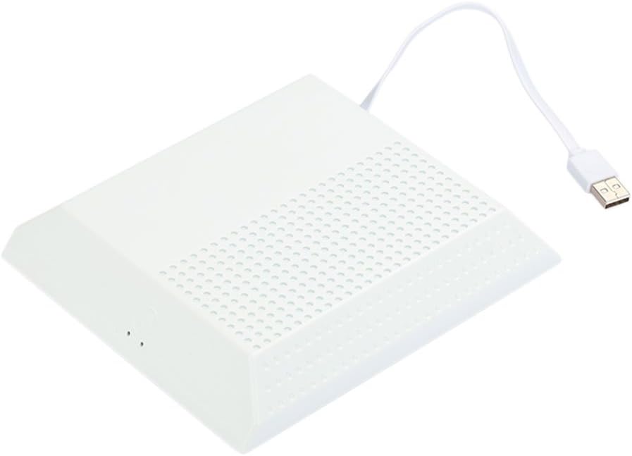 kdheart Cooling Fan External Cooler Plastic Shell DC 5V White External Intercooler Replacement Gaming Console Temperature Control Accessories Parts
