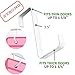 Unjumbly Over-the-Door Shoe Rack, Pink, 24-Pocket, Oxford Fabric, Easy to Use, Multifunctional