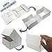 Fit Meal Prep [25 Sets Bakery Boxes with Window 6x6x3 White Cake Box with White Board Cardboard Bakery Packaging for Cupcake, Cookies and Pastry, Auto-Popup Treat Box Charcuterie Box for Christmas