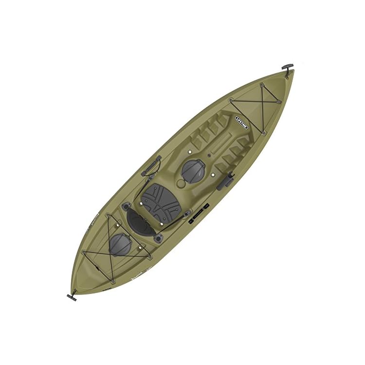 Lifetime Tamarack Angler SitOnTop Kayak, Olive, 120″ Bargain