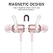Picun Wireless Headphones 10 Hrs Battery V4.1 CSR Bluetooth Sport Earphones, HiFi Stereo Bluetooth Headphones with Mic, IPX6 Sweatproof Magnetic Earbuds Secure Fit for Running Gym Workout (Rose Gold)thumb 4