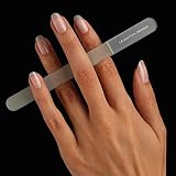 LEIGHTON DENNY Small Crystal Nail File 135mm Eco Case Smooth Buff Shape view 4