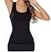 HelloTem Women Shapewear Weight Loss Neoprene Sauna Tank Top Vest, Black-Blue, 2X-Large
