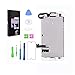 Screen Replacement for iPhone 7, LCD Display and Touch Screen Digitizer Replacement Full Assembly with Proximity Sensor, Ear Speaker, Front Camera, Screen Protector, Repair Tools (White,4.7 inch)
