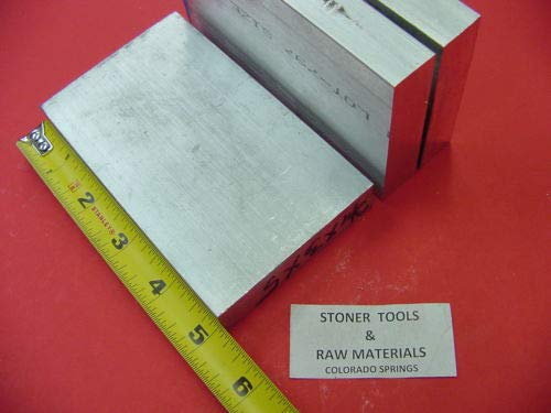 3 Pcs of 3/4" X 3" ALUMINUM 6061 FLAT BAR 5" long