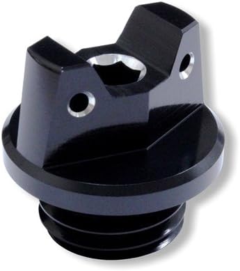 MotoSculpt Oil Fill Cap Plug (BLACK) for Kawasaki KX250 (1980-2004)