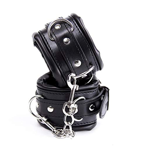 image for LYDSoft C Comfortable L Leather H Handcuffs S Set Adjustable W Wrist C