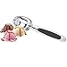 WBSEos Ice Cream Scoop, Solid Stainless Steel with Nonslip Rubber Grip Ice Cream Spade