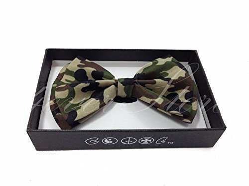 New! Camo Tuxedo Classic BowTie Neckwear Adjustable Bow Tie