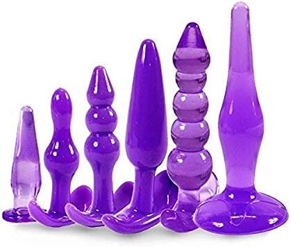 Beginners Beads anales Trainer Toy for Men and Women, 6pcs in Purple (Purple1)