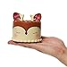 Fuyage Kawaii Deer Cake with Galaxy Deer Squishies Slow Rising jumbo Squishy Squeeze Toys for Kids and Adults