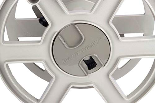 Suncast Sidetracker Garden Hose Reel - Fully Assembled Outdoor Wall