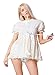 ABDL Supply White Baby Doll Dress - Peek-A-Boo Diaper Dress