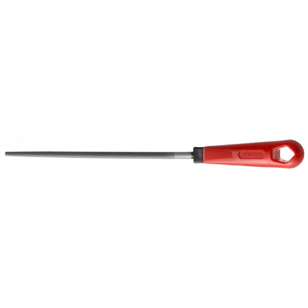 FACOM RD.B200EMA Series RD.BEMA Round Bastard File with Handle, 200 mm Length