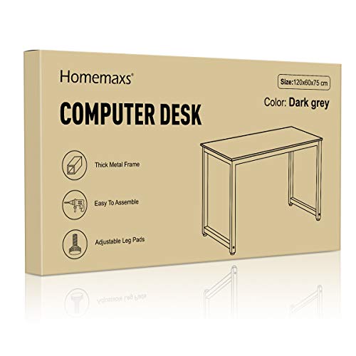 Homemaxs Computer Desk, 47inch Spacious Computer Table for Home Office