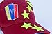 7 ESTRELLAS LA VINOTINTO RETRO NEON STYLE FVF Soccer Hat Burgundy - Gorra de Venezuela Futbol La Vinotinto